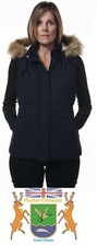 Fur Trim Hooded Padded Ladies