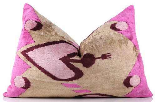 Handmade velvet throw - velvet,
