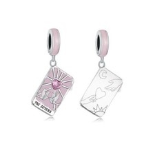 The Lovers Tarot Card Charm