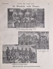 1899 PRINT BOER WAR RHODESIA WITH PLUMER BRITISH SOUTH AFRICA POLICE MASHONALAND