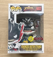 Funko Pop Marvel Venom Venomized Doctor Strange GITD #602 + Free Protector