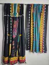 Black Unstitched Material for