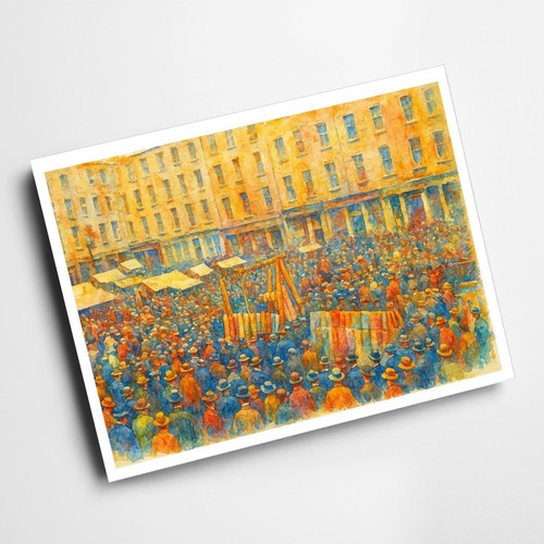 Print dundee market day - print, dundee.