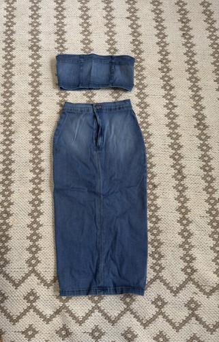 Gjg denim piece maxi - gjg,