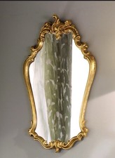 Bullins Wood Flat Wall Mirror