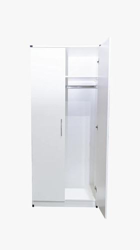 Pre built white wardrobe set - built,