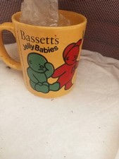 Jelly Babies Vintage Yellow Mug Bassetts Advertising Cup 1994