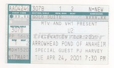 U2 4/24/01 Anaheim CA