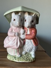 Beswick Beatrix Potter Figure Goody and Timmy Tiptoes Excellent Condition