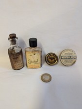 VINTAGE GLINTEEL LOTION , VICTOR IODINE , MENTHOLATUM & OATINE CREAM