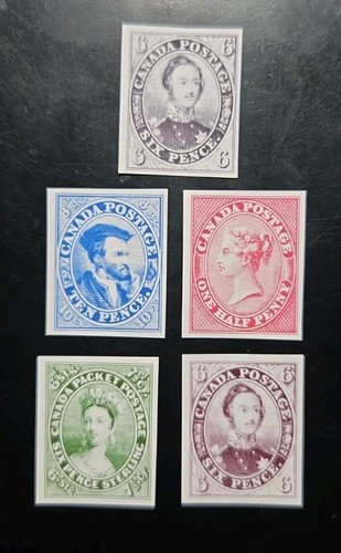 Canada stamps 1855 1857 - canada, 1855-1857