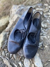 Black Tap Shoes Tele Tone Taps Toes And Heels Size 5