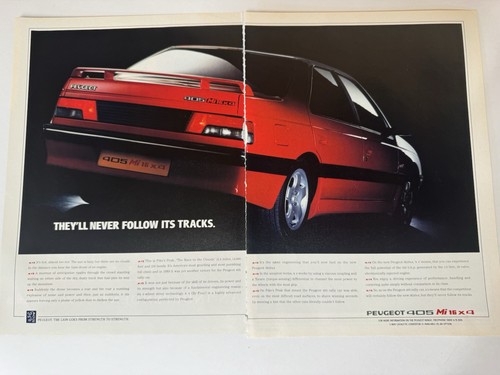 Original vintage peugeot 405 - vintage,