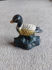 Cast Iron Door Stop Duck Design 