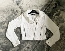 Jane Norman Ivory Zip Biker