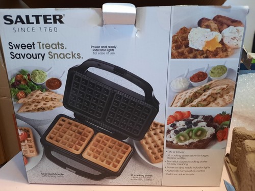 Salter double waffle maker - double,