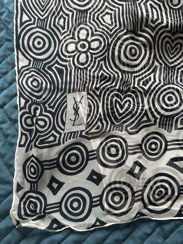 Yves saint laurent - silk, scarf