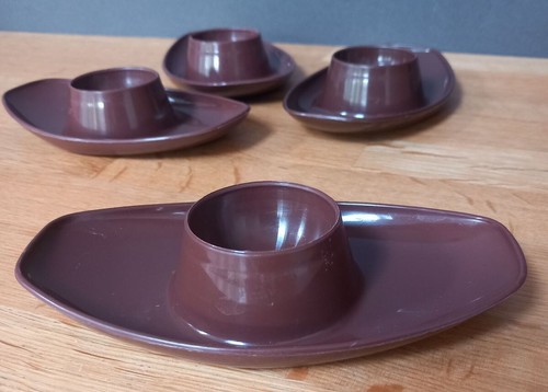 Set vintage retro brown - 4,
