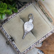 Vintage Silver Fire Bellows Charm
