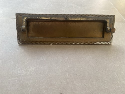 Brass georgian door knocker - brass,