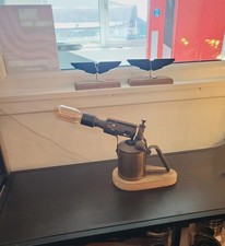 Upcycled Vintage Industrial Blow Torch Desk Lamp