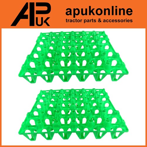 Green egg storage tray - 2x,