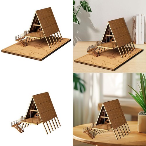 Wooden model kit house - kit,