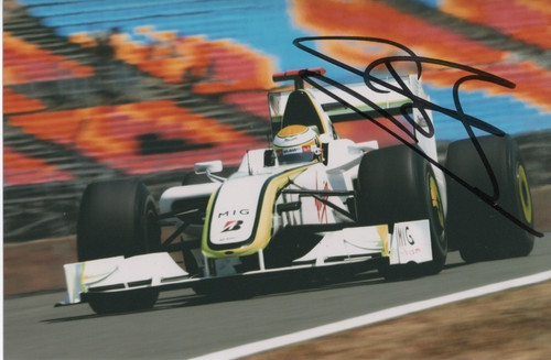 Jenson button signed photo - jenson,