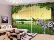 Zebra Giraffe Kangaroo 3D