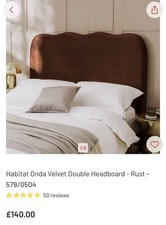 Onda Double Velvet Headboard