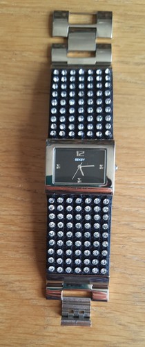 Seksy black silver swarovski - black/silver,
