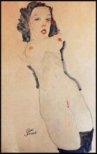 Egon Schiele Signed COA