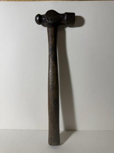 Vintage ball peen - peen, wood