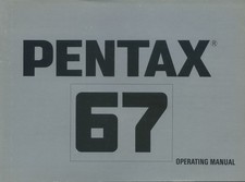 Pentax 67 Camera  Instruction