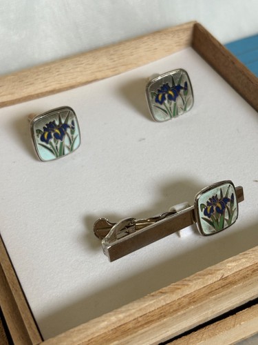 Ota cloisonne shippo cufflinks - ota,