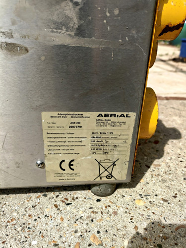 Aerial ase 200 - 200, adsorption