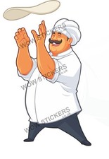 Chef pizza sticker trailer - chef,