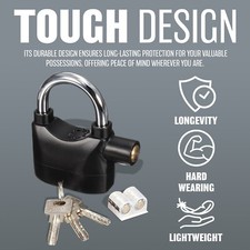 MOTION SENSOR ALARM PADLOCK