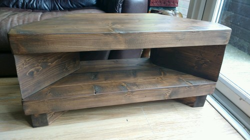 Corner rustic pine - tv, unit
