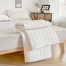 EXTRA DEEP QUILTED WATERPROOF MATRESS MATTRESS PROTECTOR FITTED BED COVER