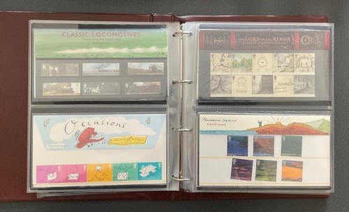 Stamps presentation packs - stamps,
