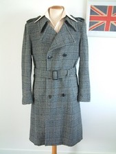 1970's WOOL TRENCH COAT..38"..DISCO..NORTHERN SOUL..WIGAN CASINO..SOUL..FUNK..