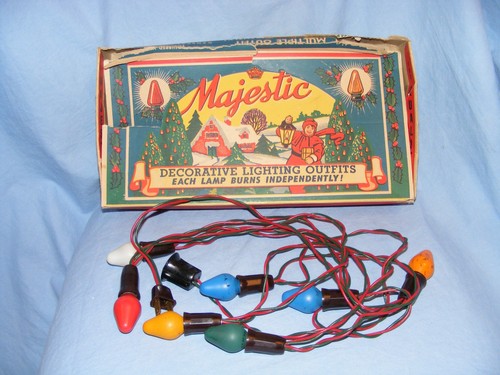 Vintage christmas tree lights - vintage,