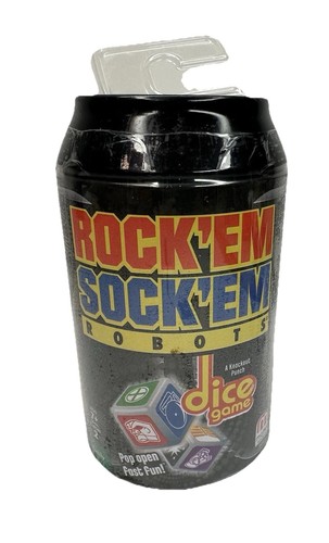Rock sock dice game can - sock'em,