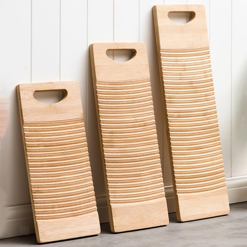 Bamboo clothes scrub - clothes, board