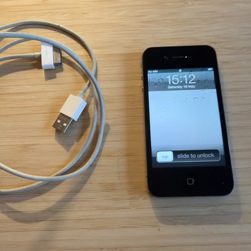 Apple iphone 16gb black - 4,