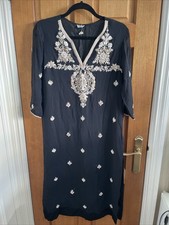 New Chinyere By bareeze Black Kameez Kurta Size Medium