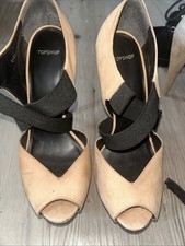 Topshop Nude Stiletto Shoes UK
