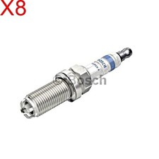 BOSCH Spark Plug x8 Petrol Fits PEUGEOT 107 RENAULT SMART TOYOTA 1.0-4.8L 1997-