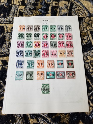 Danzig stamp collection - collection,